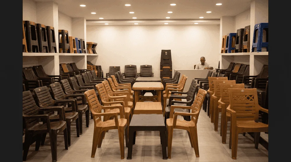 Crown dealer showroom with full product range on display